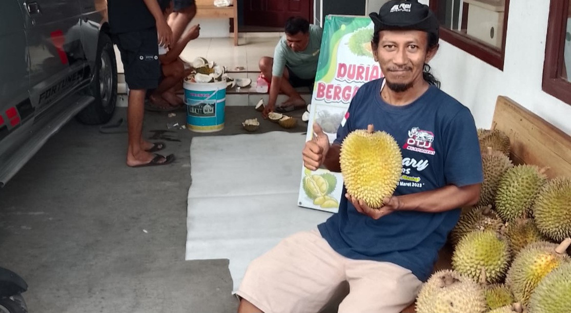Durian Bergaransi Pak Mustangin, Pengalaman Makan Durian yang Terjamin di Purbalingga, Jawa Tengah