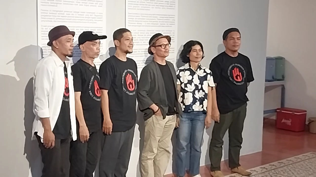 Pameran Seni Rupa "Pertemuan" Bertema Refleksi Dinamika Sosial Politik, Kerusakan Lingkungan Hingga Korupsi