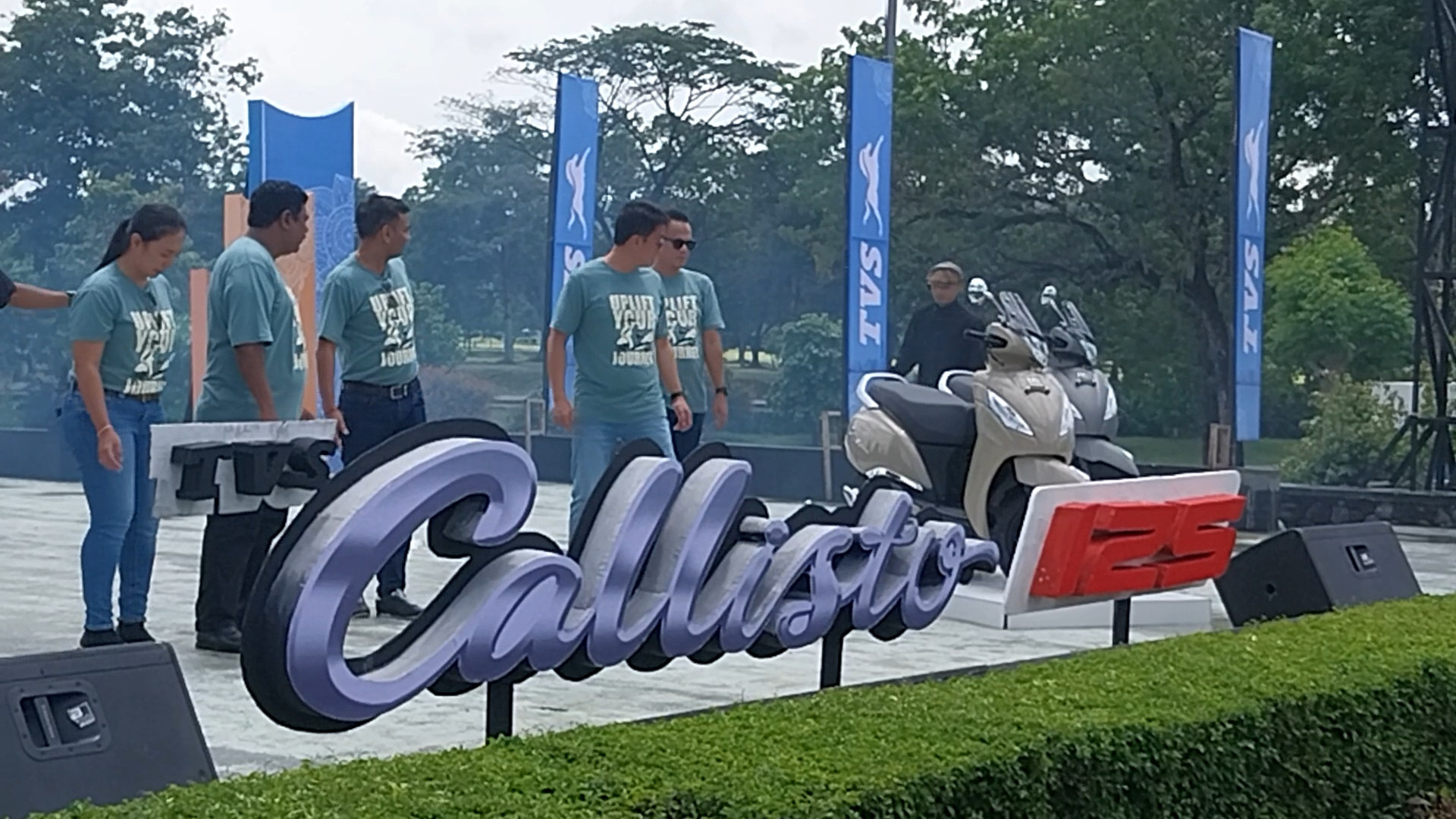 Candi Prambanan Jadi Lokasi Launcing TVS Callisto 125 Uplift Your Journey