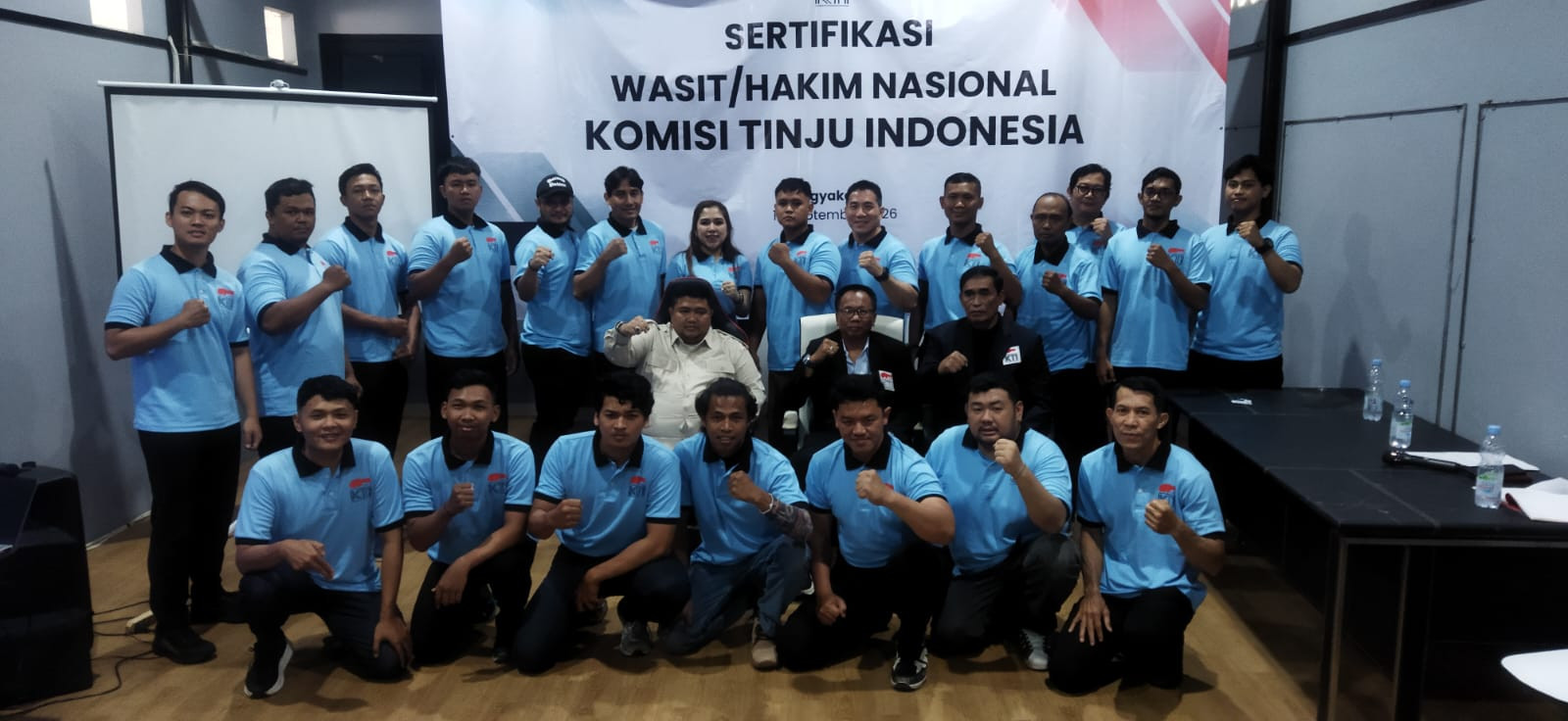 Tingkatkan Standar Ring official dan Keselamatan Atlet, KTI membekali 24 Wasit-Hakim di Jogja