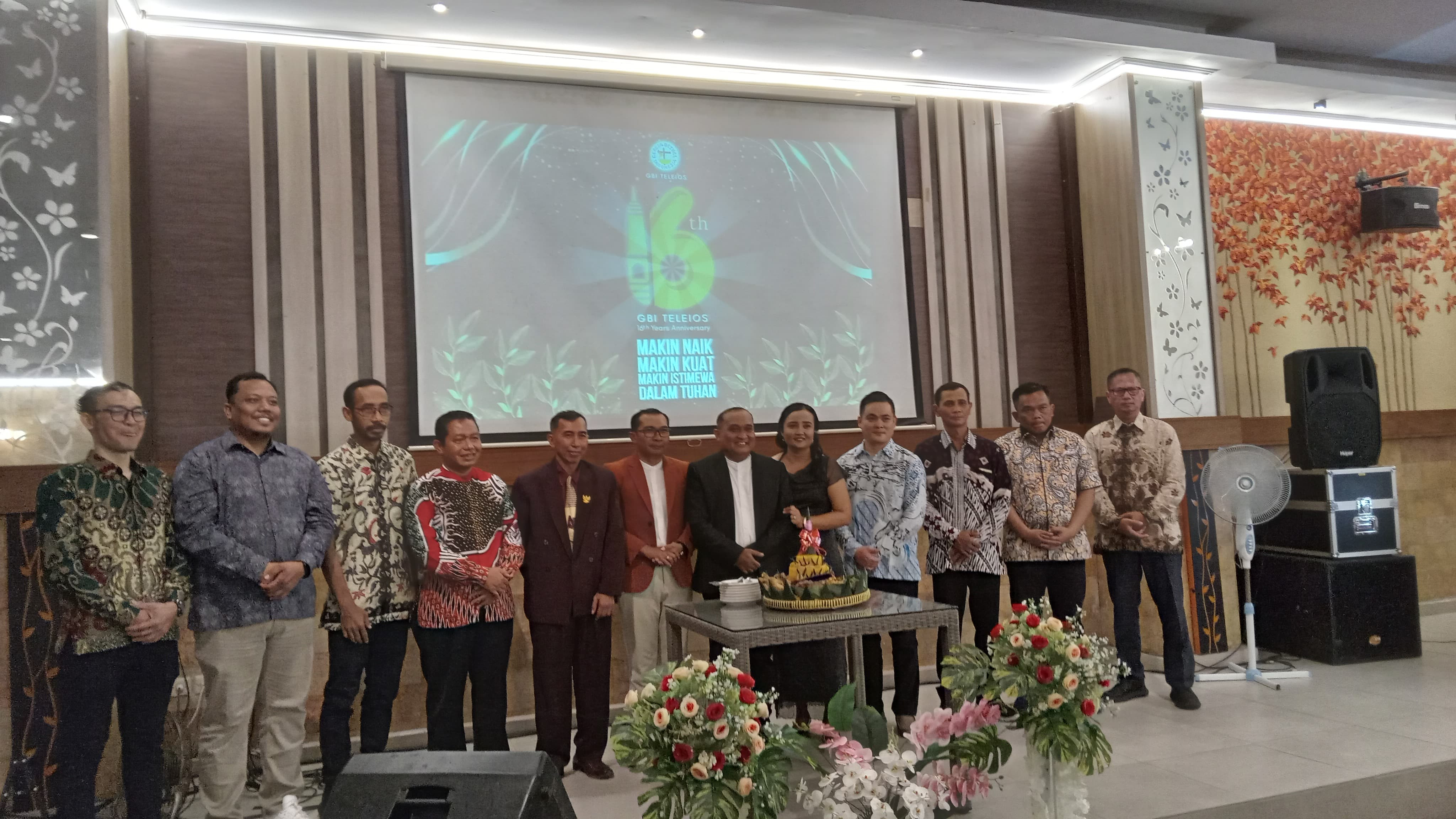 Gereja Bethel Indonesia (GBI) Teleios Merayakan Ulang Tahun ke-16 dengan Tema "MENJADI GEREJA YANG SEHAT & BERBUAH LEBAT"
