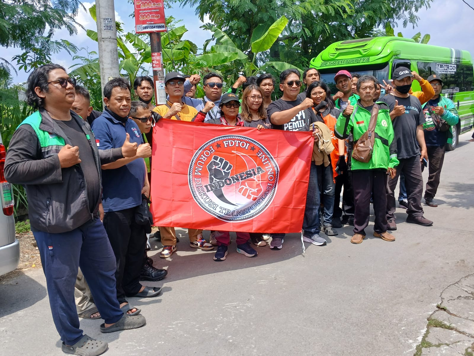 Driver Ojol Yogya Bergerak ke Jakarta: Suara Keadilan Diiringi Komitmen Jaga Kondusifitas Ibukota