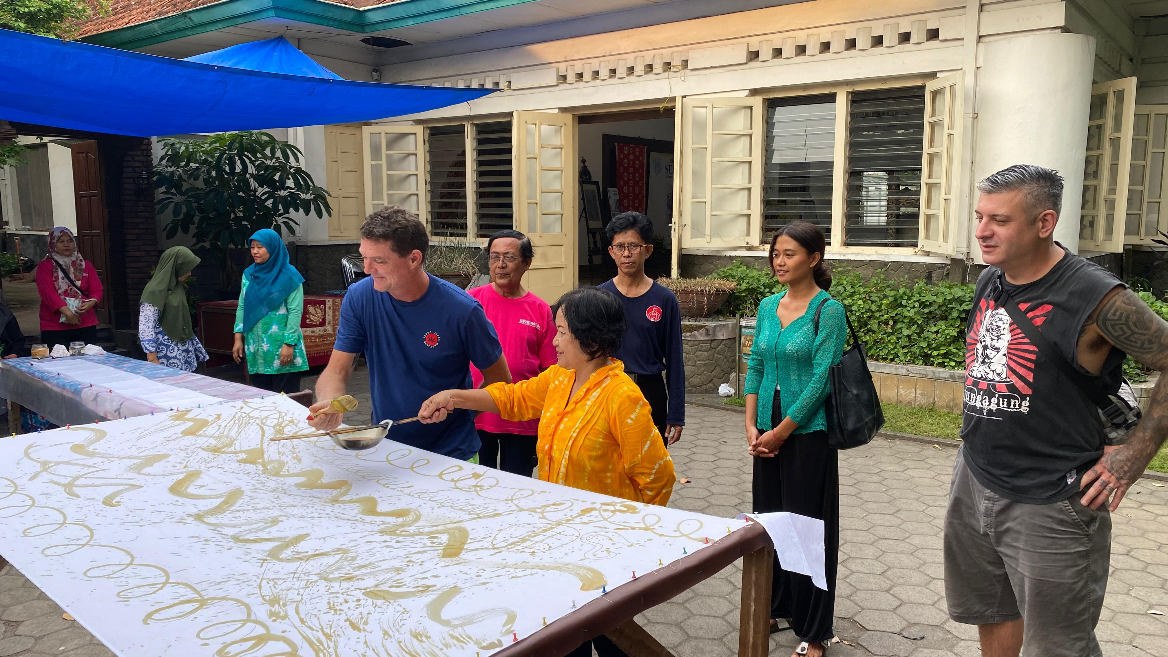 Destinasi Workshop Batik, Tari hingga Gamelan di Jalan Tirtodipuran Danunegaran Diminati Wisatawaan Asing